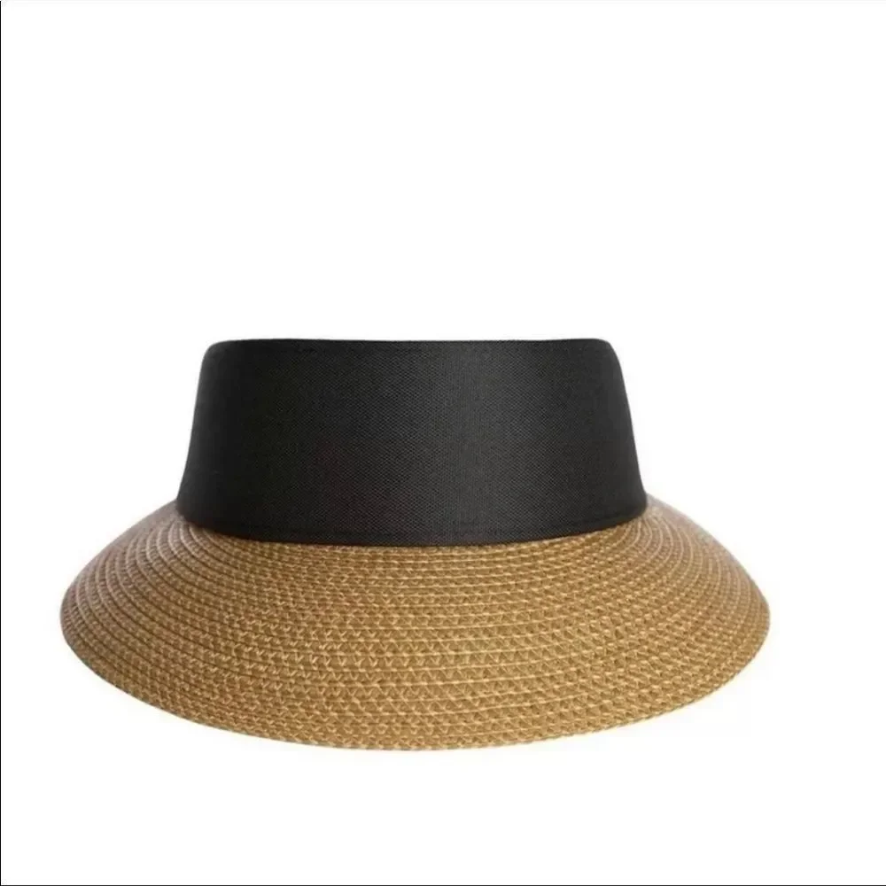 Eric Javits Champ Visor (Natural/Black) - Picture 5 of 9